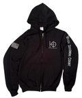 Black Hatch Outwest Full Zip Hooded Sweatshirt