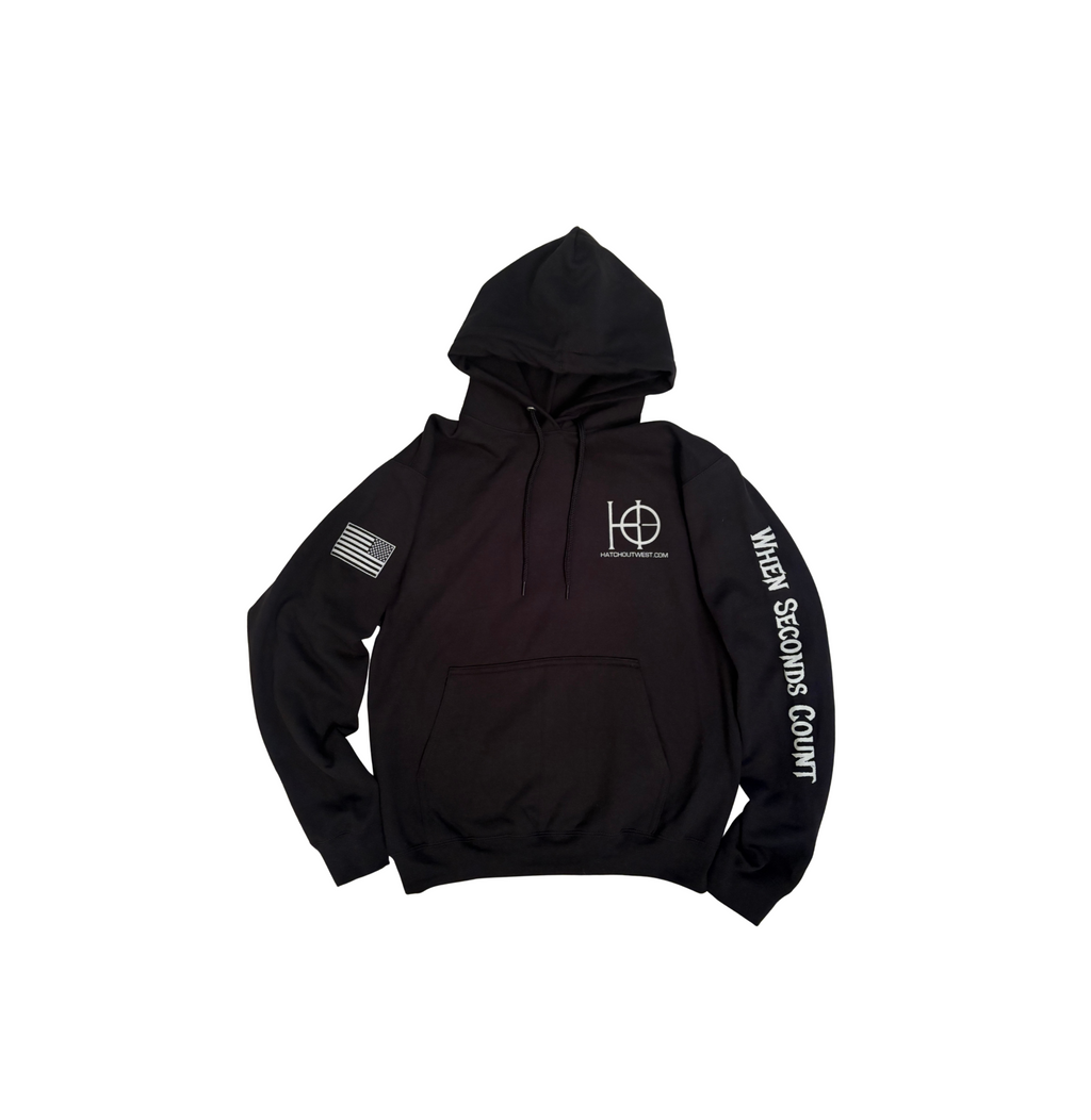 Black Hatch Outwest Hooded Pullover Sweatshirt